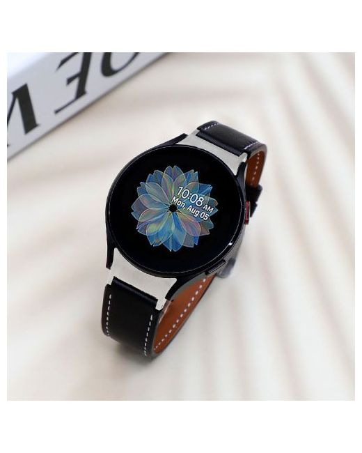 valentinorudy VRG117-BK Premium leather band strap for Galaxy Watch 4 20mm