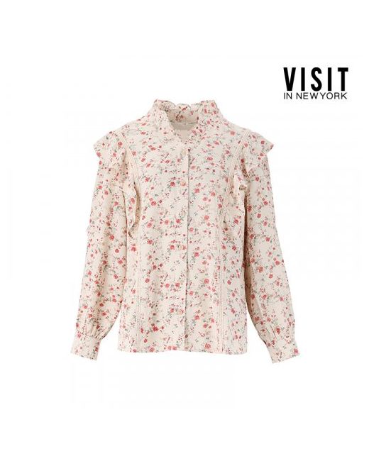 visitinnewyork Frill lace blouse VX8LS23