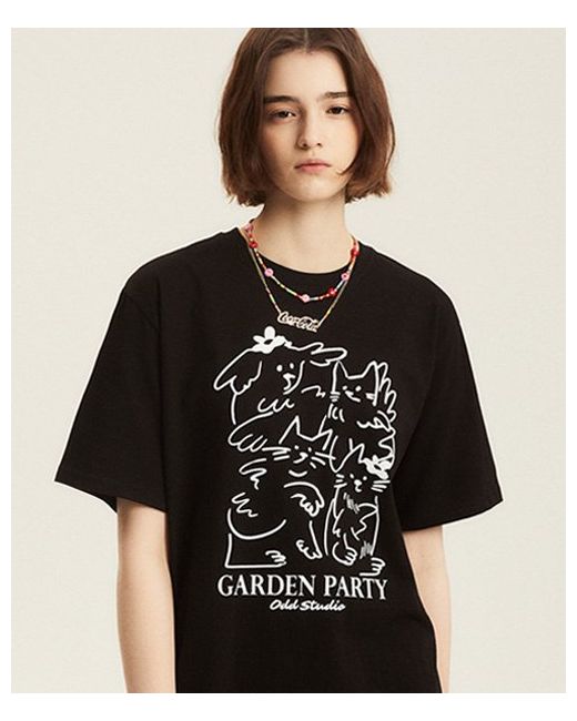 oddstudio Garden Party Drawing T-shirt