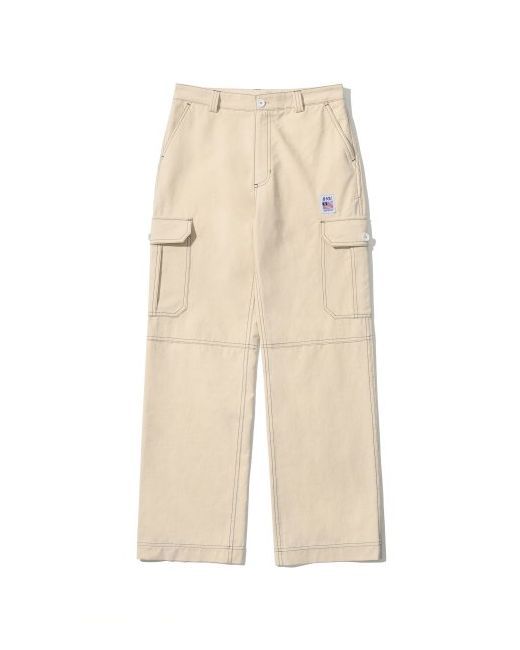 5252byoioi Stitch Point Cargo Pants Cream