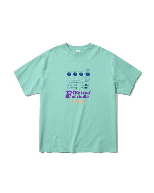 5252byoioi Controller Graphic Advanced T-Shirt Mint