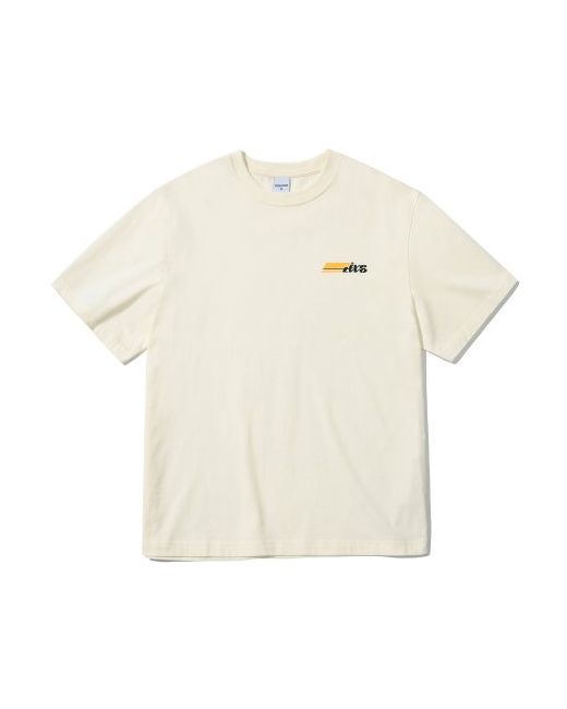 5252byoioi Fivetwo Stripe Logo T-Shirt Cream