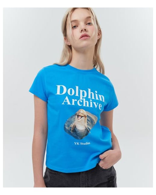 waikei Dolphin Archive Short Sleeve T-Shirt Serulian