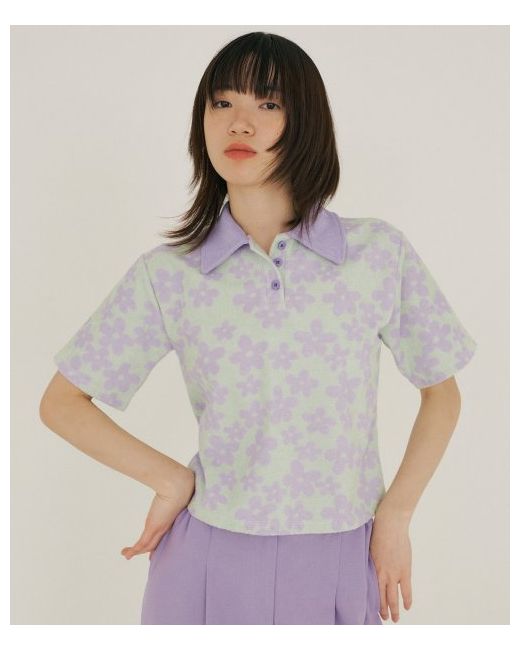 reorg Fjd Blooming Flower Collar Blouse