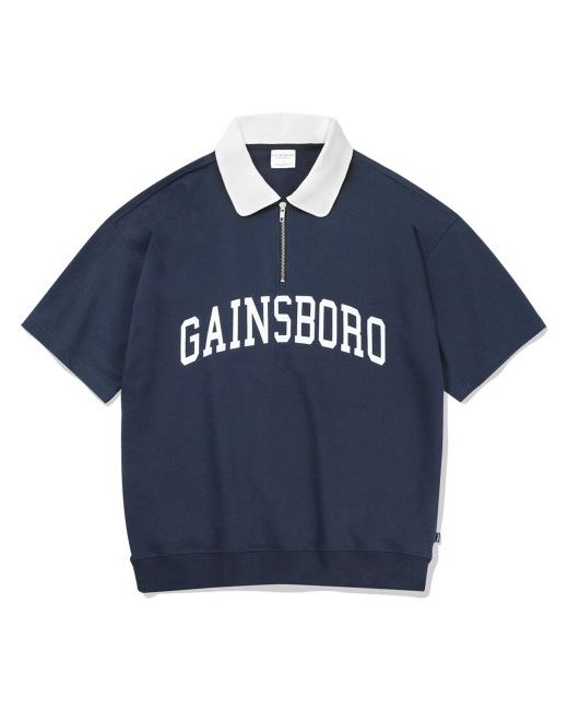 gainsboro Arch Logo Collar SweatshirtNavy