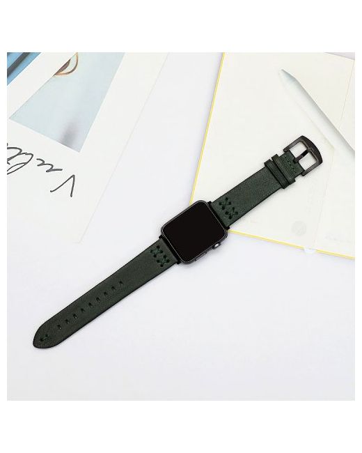 valentinorudy VRA244-GR Apple Watch Strap Premium Leather Band 7 6 5 4 3 2 1 SE Generation 38 40 41 42 44 45mm