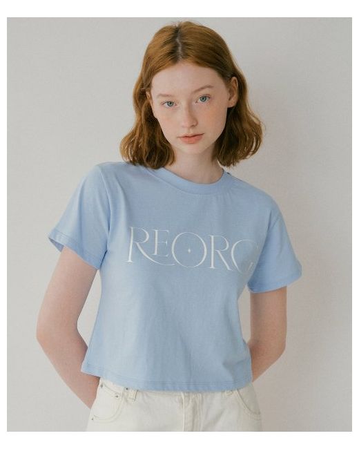 reorg Pic Sparkle Crop T-Shirts Sky