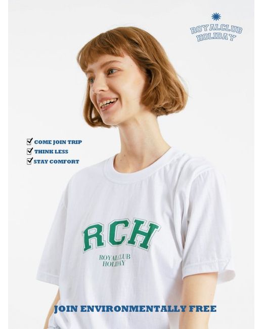 royalclubholiday RCH Big Logo Short Sleeve T-Shirt