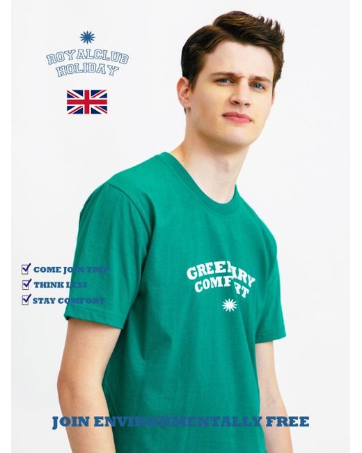 royalclubholiday greenery short sleeve t-shirt