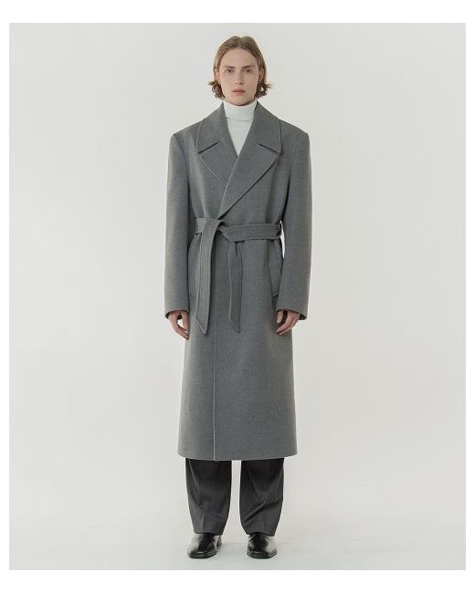 decoroso Mael Robe Long Coat Grey