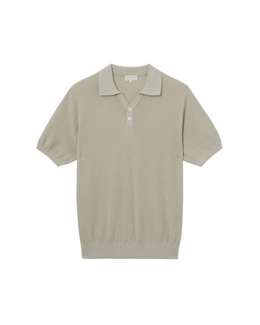 antomars VACATION KNIT BUTTON POLO Men Leaf