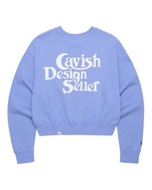 cavish W Seller Logo Sweatshirt Sky Cv2Csfm466A