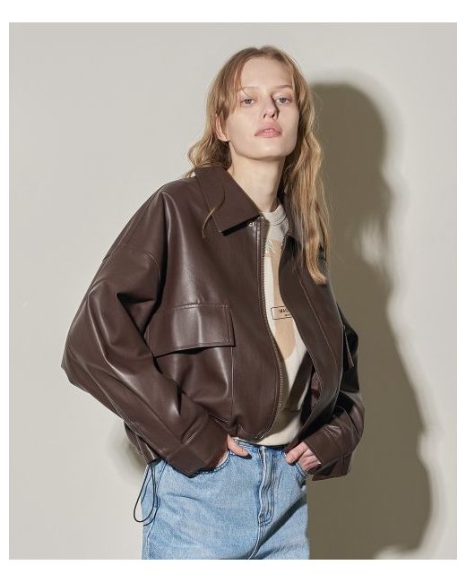 juliapepe Daily Crop Leather Jacket