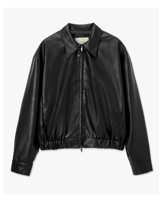 lemard Overfit Single Vegan Leather Jacket