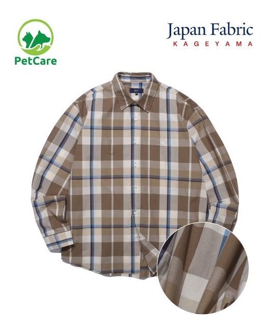 Yale Japan Fabric 50S Cotton Check Shirt
