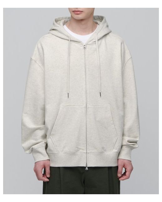 musinsastandard Extra Oversized Hooded Sweatshirt Zip-up Oatmeal