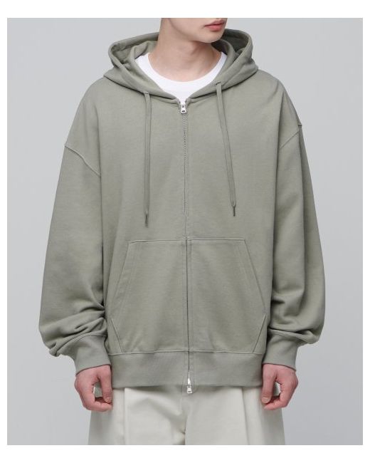 musinsastandard Extra Oversized Hooded Sweatshirt Zip-up Pistachio