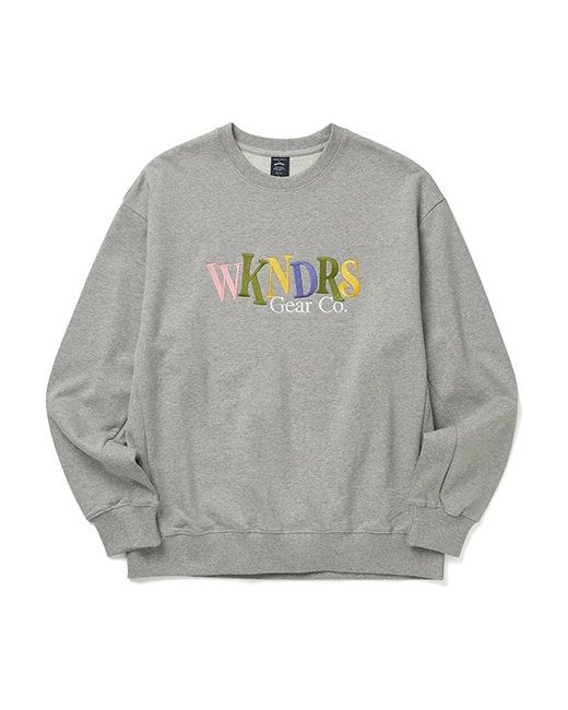 wkndrs Serif Sweatshirt Grey
