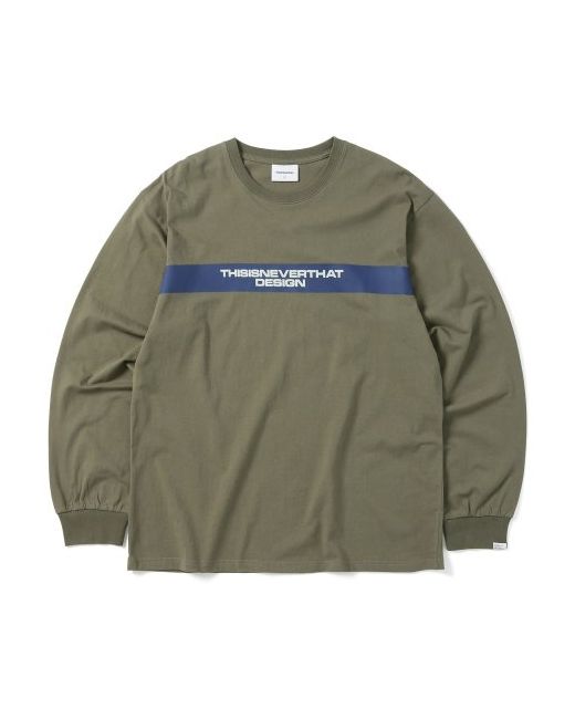 thisisneverthat Painted Panel L/S Tee Olive