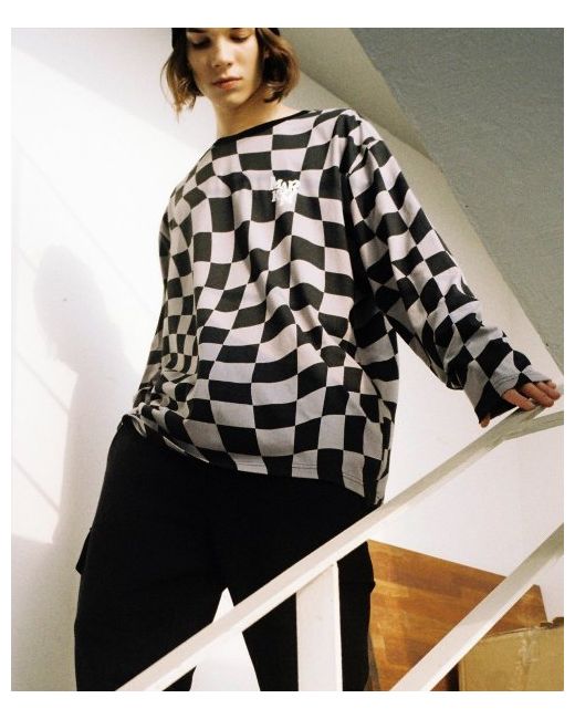 markm Checkerboard Long Sleeve T-Shirt