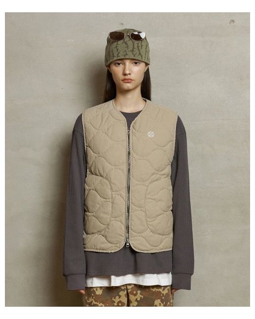 unalloyed Washed quilted vest