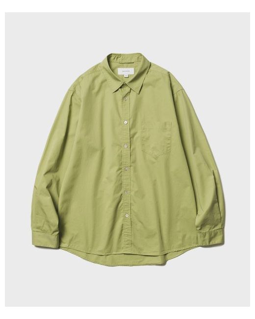 shirter Washed Standard Shirt Lime