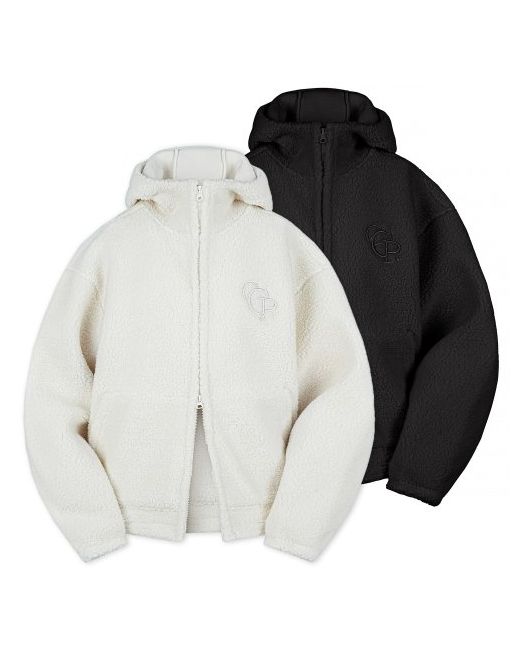 codegraphy Heavy Faux CGP Fleece Hooded Zip-Up Jumper4color