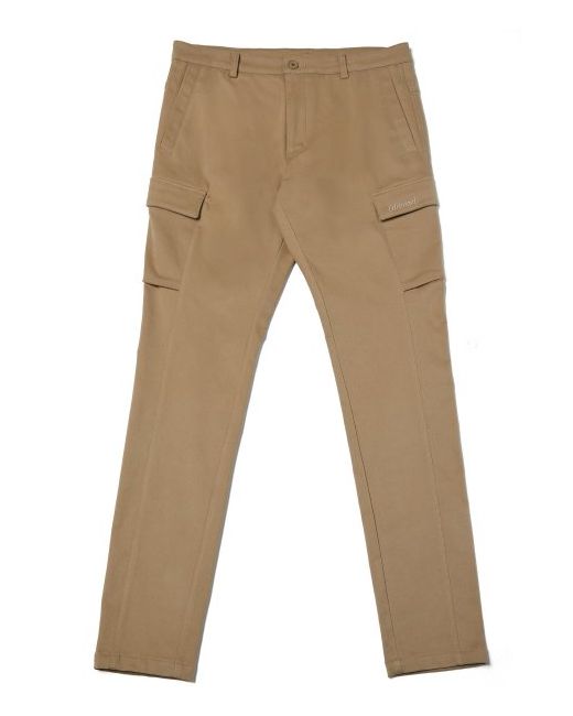 editment Casual Stretch Straight Fit Pants Camel