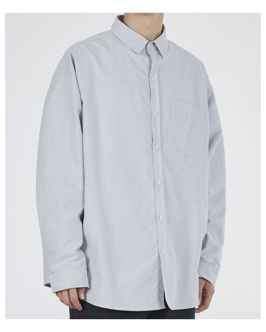 goodlifeworks Oversized Oxford One Pocket Solid Colored Shirt