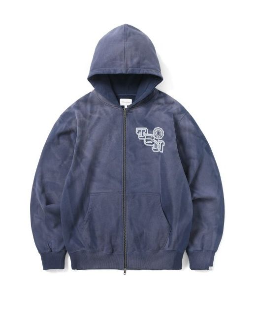 thisisneverthat Faded Zip Up Hoodie Navy