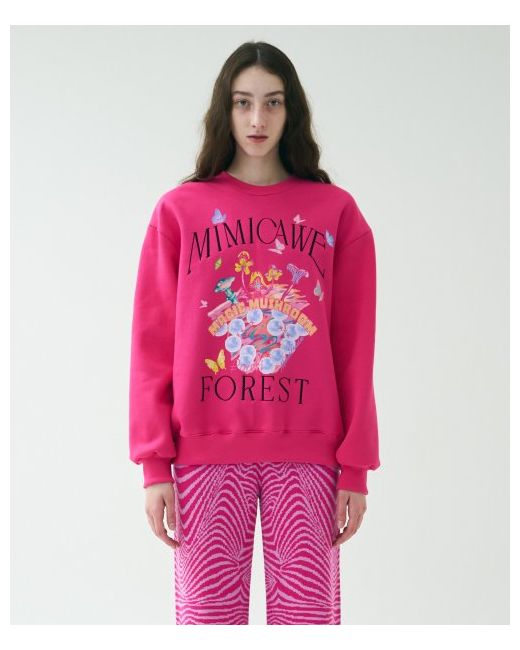Mimicawe Magic Forest Sweat Shirts/Magenta