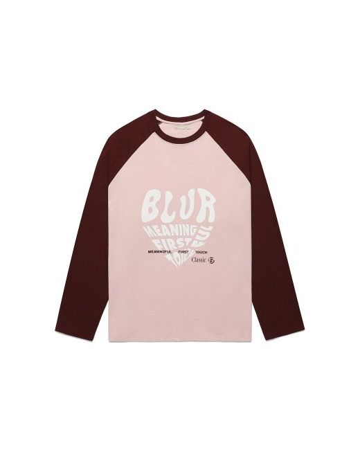 blur Heart Raglan T Shirt