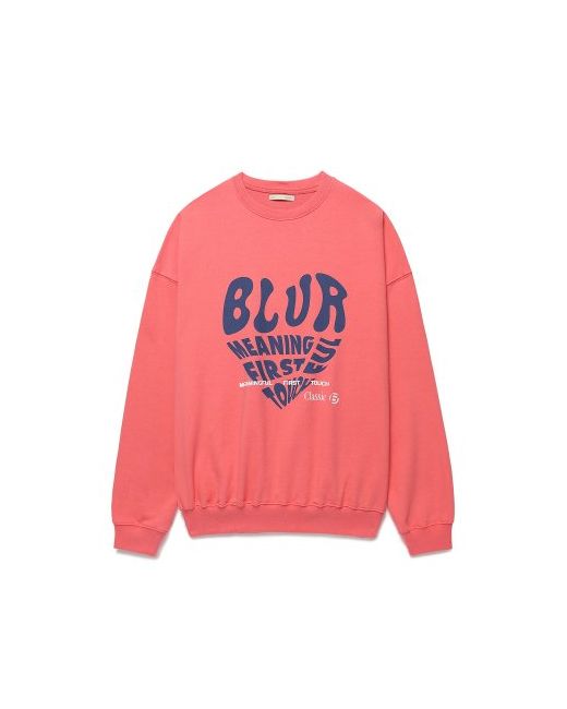 blur Heart Graphic Sweatshirt