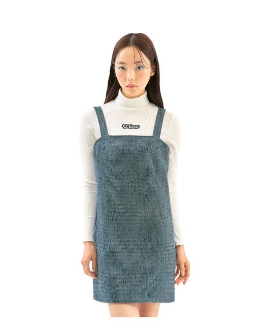 tuomio OSOK Tweed Mini Dress Sky