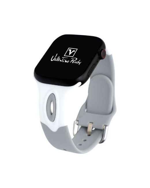 valentinorudy VRA252-GW Apple Watch Compatible Strap Soft Silicone Band 7 6 5 4 3 2 1 SE
