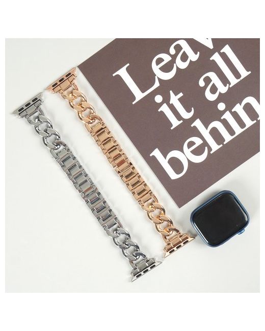 minifocus Apple Watch compatible metal chain bracelet strap MFS010
