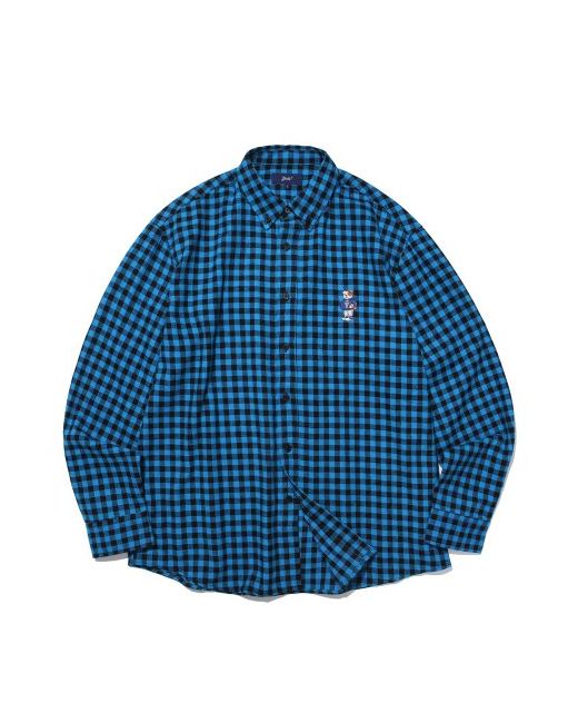Yale Small Gingham Flannel Shirt