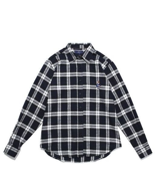 Yale Regular Fit Flannel Check Shirt Ivory