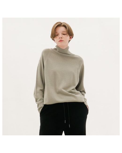 acud Silk Blended Turtle-neck Wool Knit Mt.