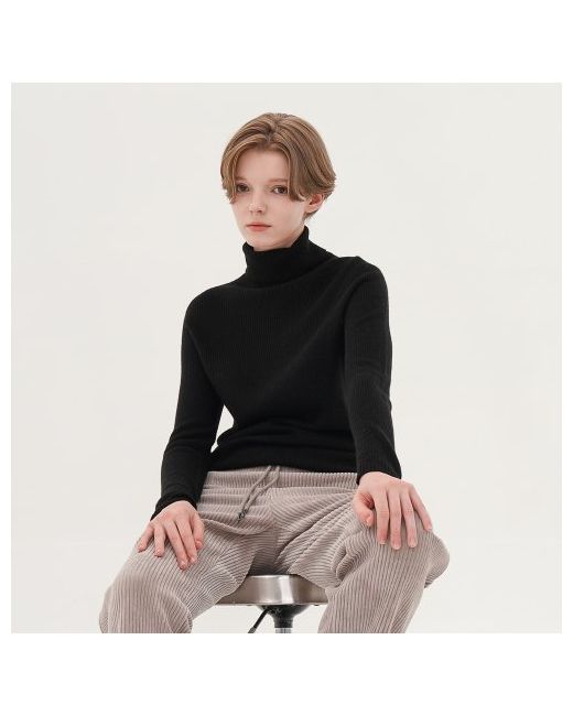 acud Ribbed Turtle-neck Knit