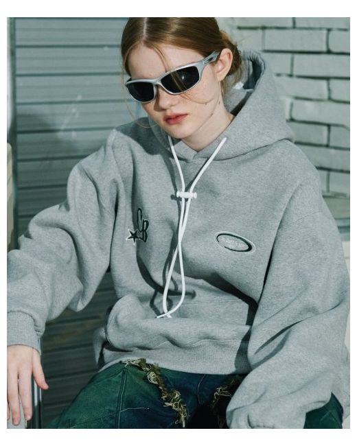 compagno Fleece-lined Stopper CB Embroidered Hoodie