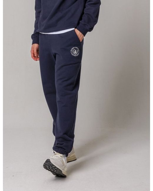 cleverfield Classic Clever Emblem Embroidered Track Pants ManNavy