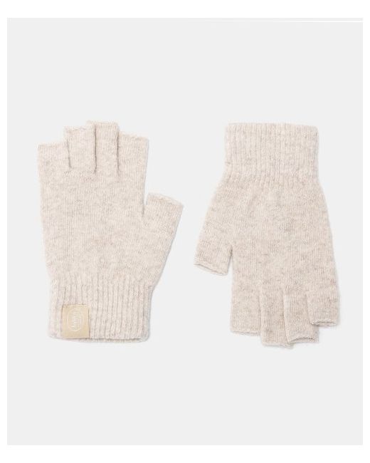 halden wool fingerless gloves G002oat