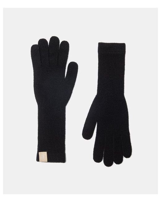 halden basic long wool gloves G003black