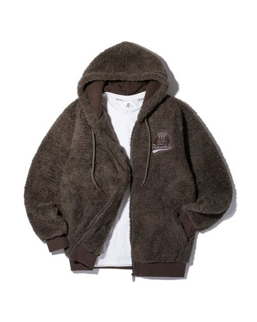 alvinclo Fleece Hooded Zip-up Jacket AZH598 4