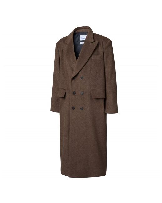 bluesunflower Mohair double-breasted long coat