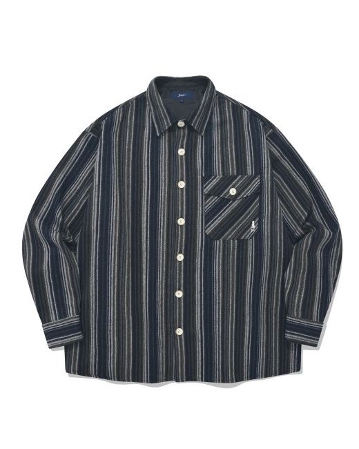 Yale Heavy Wool One Pocket Stripe Shirt