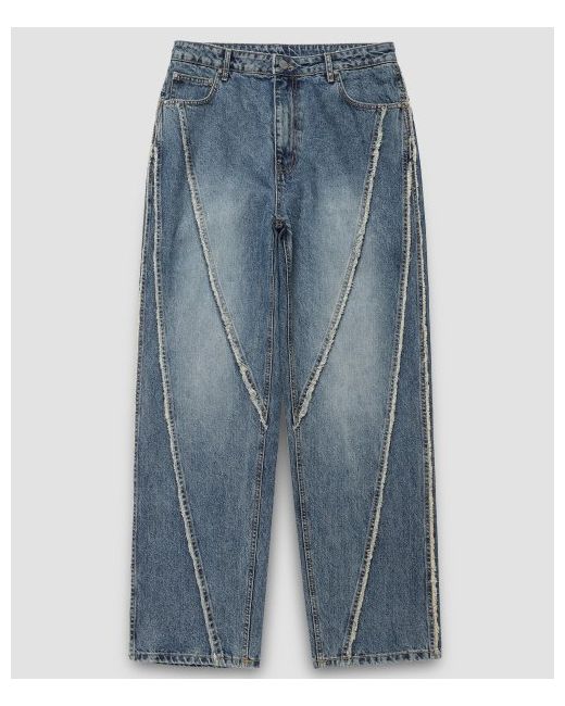 drugwithoutsideeffect Cutoff Division Denim Pants