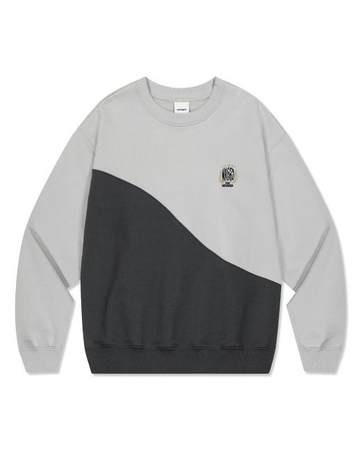 mahagrid Block Sweatshirt Greymg2Dsmm445A