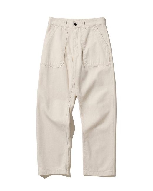 uniformbridge cotton fatigue pants regular fit natural